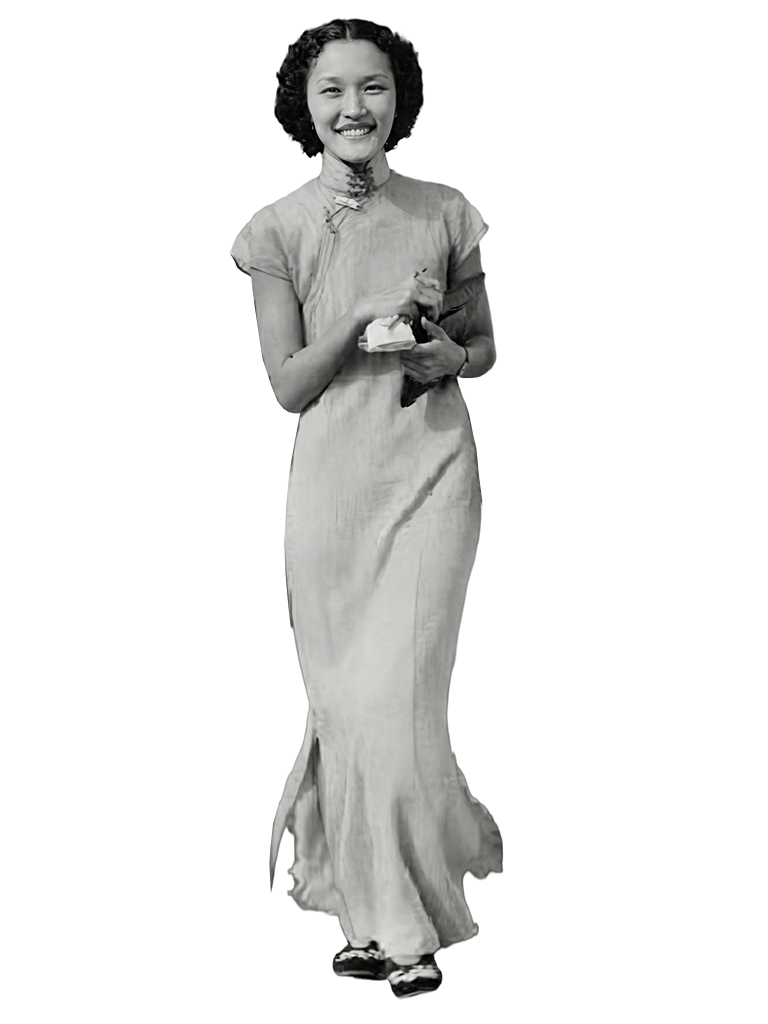 Historical 1930s to 1940s qipao source photograph