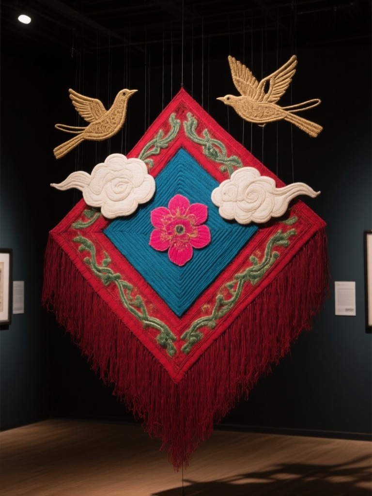 Miao embroidery LoRA generation