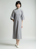 Representative output from the 1920s qipao silhouette LoRA